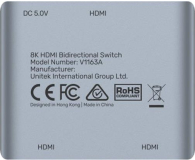 UNITEK Dwukierunkowy przełącznik HDMI 2.1 8K 2na1 V1163A - 1122430 - zdjęcie 4